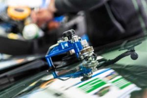 image of a windshield repair before the winter season