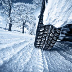 car tires in snow