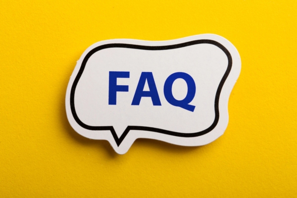 FAQ written on a speech bubble depicting Auto Glass Facts questions