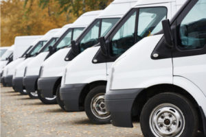 image of fleet vehicles that require maintenance