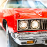 image of a classic car and windshield