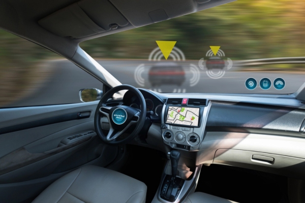 driver awareness system on windshield