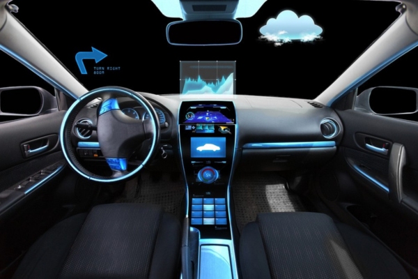 smart windshield with digital features