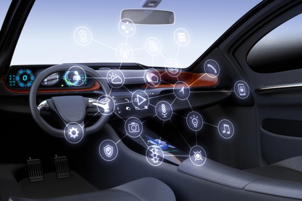 car windshield with different features depicting Windshield Technologies